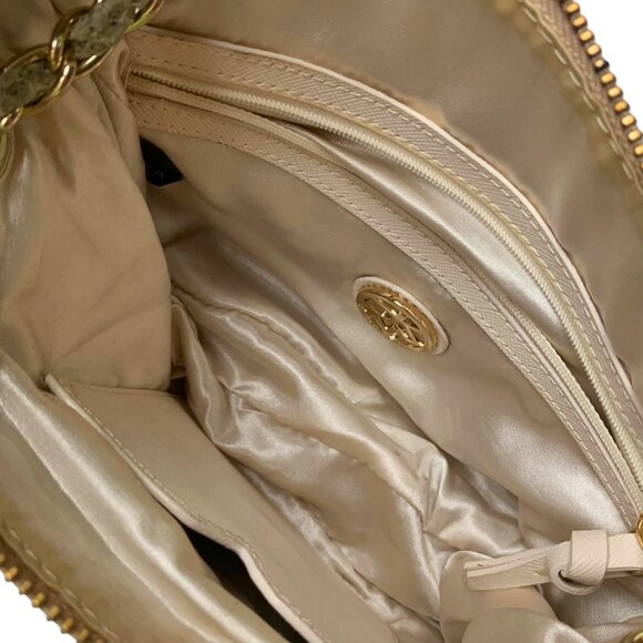 DKNY Metallic Python Print  Leather Convertible Shoulder‎ to Crossbody Bag - Picture 9 of 14